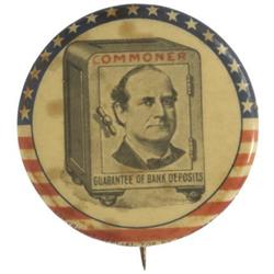 William Jennings Bryan Campaign Button