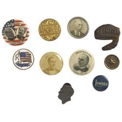 McKinley, Roosevelt, and Taft: Nine Item Lot.