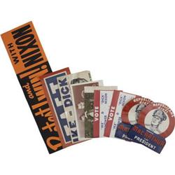 Large 30 Piece Presidential Campaign Paper Lot,