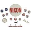 Image 1 : Richard Nixon: Large Lot of 18 Campaign Buttons