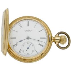 Elgin Gold Hunting Case Pocket Watch, circ