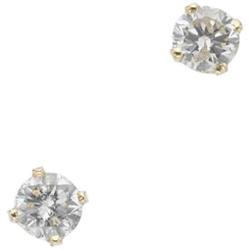 Diamond, Gold Stud Earrings