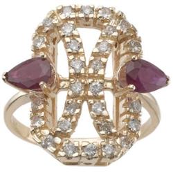 Ruby, Diamond, Gold Ring