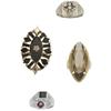 Image 1 : Multi-Stone, Seed Pearl, Gold Ring Collection