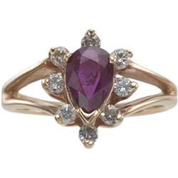 Ruby, Diamond, Gold Ring