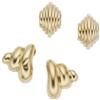 Image 1 : Gold Earring Lot