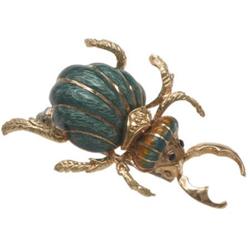 Enamel, Gold Bug Pin