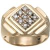 Image 1 : Gentleman's Diamond, Gold Ring