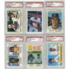 Image 1 : 1975-80 Nolan Ryan PSA Mint 9 Group Lot of 6.
