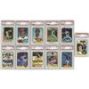 Image 1 : 1980-83 Nolan Ryan PSA Mint 9 Group Lot of 11.