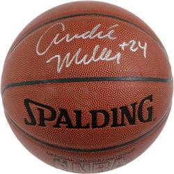 Andre Miller Single Signed Basketball. The NBA