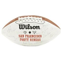 1989 San Francisco 49ers Team Signed Football. H