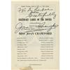Image 1 : Joan Crawford Signed Program and Photo