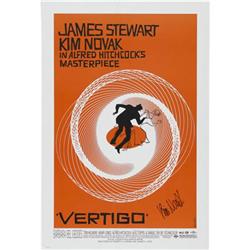 Kim Novak Autographed "Vertigo" One Sheet