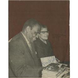 Paul Robeson Autographed Program Cover