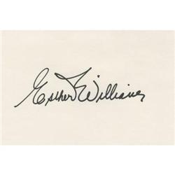 Esther Williams Autograph