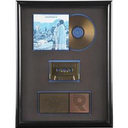 Woodstock Soundtrack RIAA Gold CD Award
