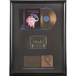 Black Sabbath "Paranoid" RIAA Gold CD Award