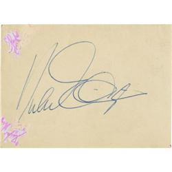 Duke Ellington Autographed Notecard