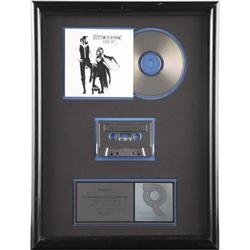 Fleetwood Mac "Rumours" RIAA Gold CD Award