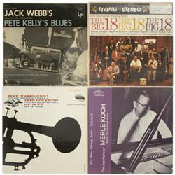 Group Of 4 signed Jazz LPs Kaminsky Koch Big 18