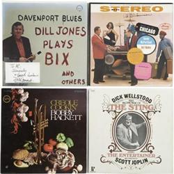 Jazz LPs 4 signed Dill Jones Dick Welstood