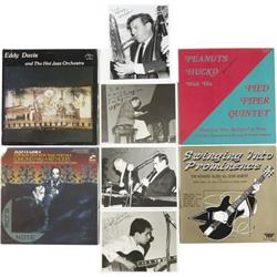 Signed Jazz LPs + Photos Eddy Davis Art Hodes