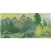 Image 1 : Robert Wood Print Mountain Landscape