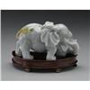 Image 1 : Chinese carved jade/hardstone elephant