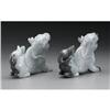 Image 2 : Pair of Chinese jade/hardstone chimera