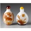 Image 1 : Two Chinese glass snuff bottles
