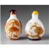 Image 2 : Two Chinese glass snuff bottles