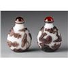 Image 1 : Two Chinese glass snuff bottles