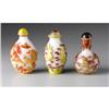 Image 1 : Three Chinese glass snuff bottles