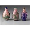Image 2 : Three Chinese glass snuff bottles