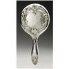 American sterling silver hand mirror and brush