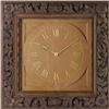 A British Carved Wooden Wall Clock