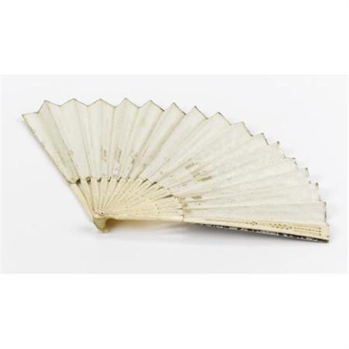 Antique ivory hand fan
