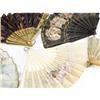 Image 3 : Collection of nine 19th century fans