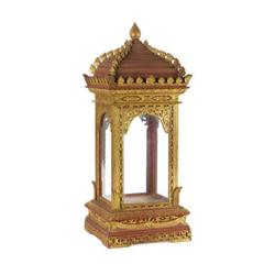 An Asian Gilt Vitrine