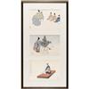 Image 5 : Set of six Kyogu Japanese prints