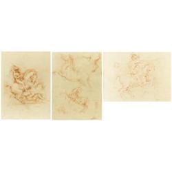 Silvano Chellini Sepia drawings