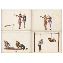 Unknown Artist Ink and color on paper paintings