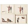 Image 1 : Unknown Artist Ink and color on paper paintings