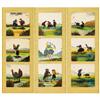 Image 1 : Three sets of framed pictures