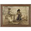 Image 4 : Huang Fong Oil on canvas Weaving