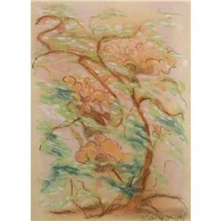 Susan Campbell RTree in the Wind, 1984 RPastel