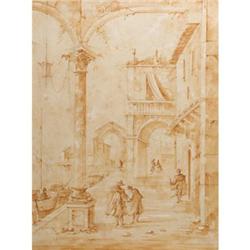 SILVANO CHELLINI (Italian) RUntitled, Architectur