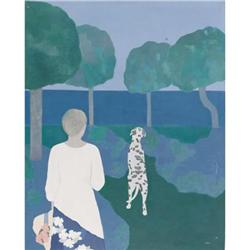 PASCAN Woman with Dog
