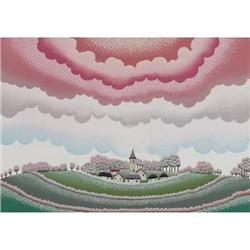 European Silkscreen Print by Ivan Rabuzin